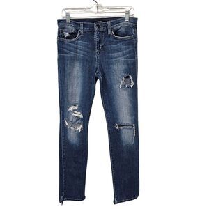 Joes Jeans Skinny Size 29 Waist Distressed Straight Thrashed Whisker Womens
